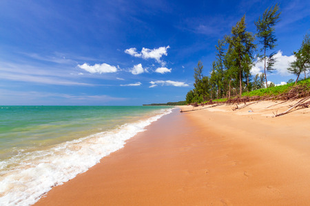 Idyllic beach of Andaman Sea in Thailandの写真素材