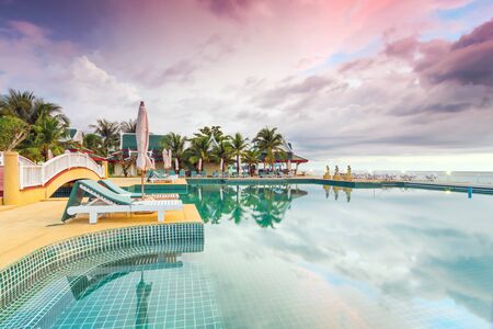 Scenery of swimming pool at Andaman Princess Resort & Spaのeditorial素材