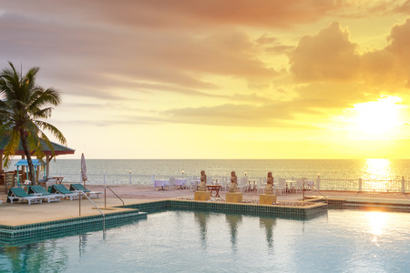 Scenery of swimming pool at Andaman Princess Resort & SPAのeditorial素材