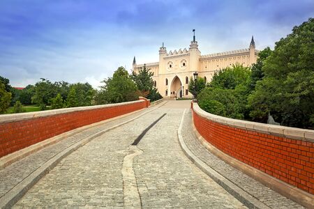 Medieval royal castle in Lublin, Polandのeditorial素材