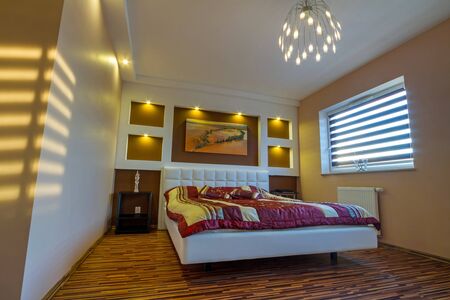 Modern master bedroom interiorの写真素材