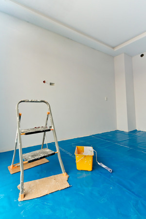 New apartment paintingの写真素材