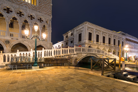 Amazing architecture of the Doges Palace on the San Marco square of Venice, Italyのeditorial素材