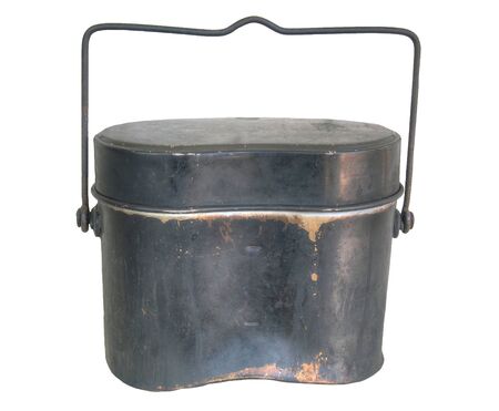Isolated white / Mess kit  : vintageの写真素材
