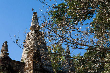 Historical attractions and historic sites in Thailandの写真素材