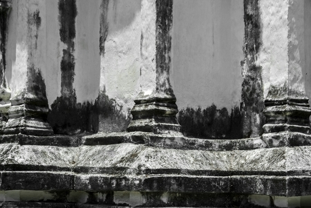 Architecture decorated with gold / Thailand ancient architectureの写真素材