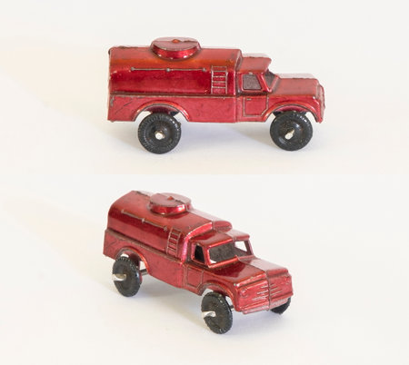 Vintage Miniature Metal Antique Car Toyの写真素材