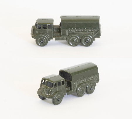 Vintage Miniature Metal Antique Car Toyの写真素材