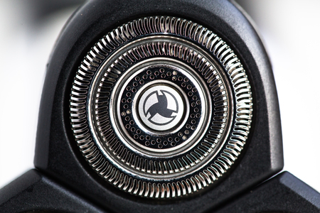 Modern Electric Razor Shaver Closeup.の写真素材