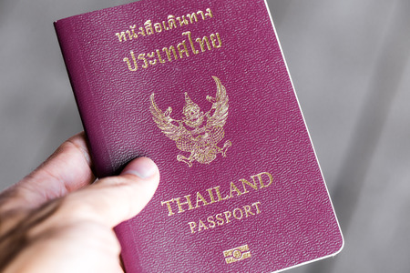 Thailand passportの写真素材