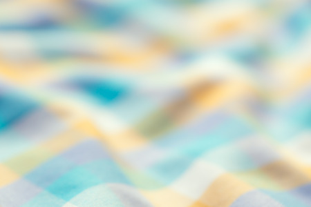 Abstract blurred background from fabric plaid texture.の写真素材