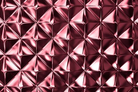 intensive light tone of colorful glass block wall texture closeupの写真素材