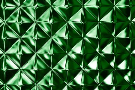 intensive light tone of colorful glass block wall texture closeupの写真素材