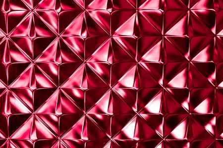 intensive light tone of colorful glass block wall texture closeupの写真素材