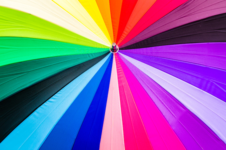 background from colourful umbrellaの写真素材