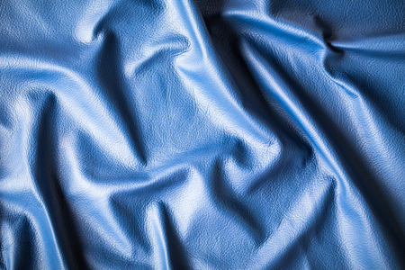 Abstract blue cow leather texture backgroundの写真素材