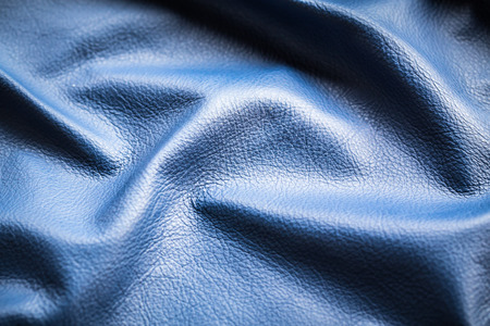 Abstract blue cow leather texture backgroundの写真素材