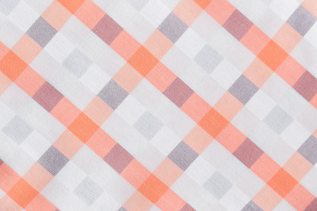 close up of Fabric plaid texture. Geometric backgroundの写真素材