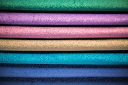 Abstract color natural leather texture, leather backgroundの写真素材