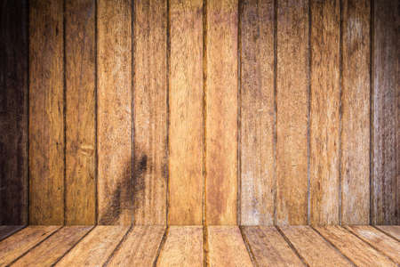 wooden texture with brown wooden floor inside and interiorの写真素材