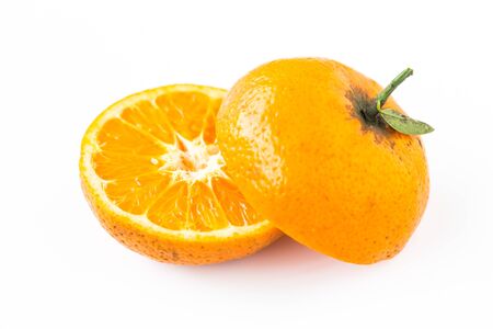 orange isolatedの写真素材