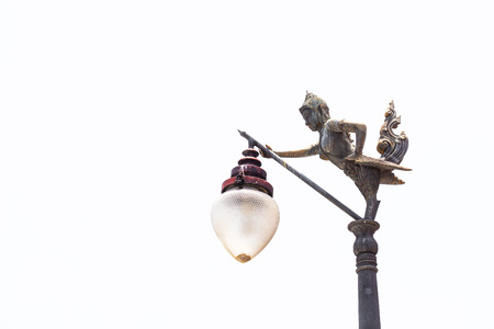 Lamp white backgroundの写真素材