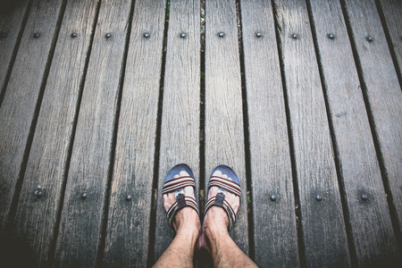 Abstract Dark Brown wood plank wall texture backgroundの写真素材