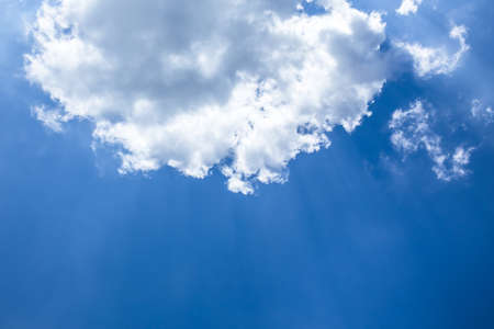 Blue sky and cloudsの写真素材