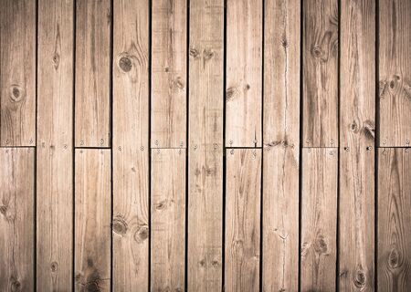 Pine wooden panel wall interior backgroundの写真素材