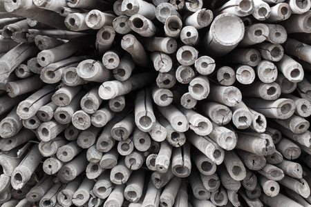 old Bamboo fence textureの写真素材