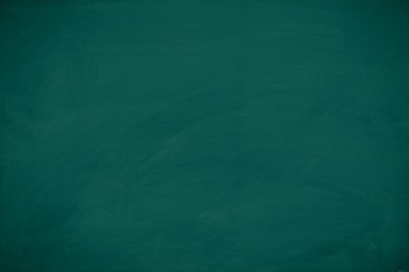 Green Chalkboard. Chalk texture school board display for background. chalk traces erased with copy space for add text or graphic design. Backdrop of Education conceptsの写真素材