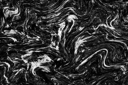 Black Marble ink texture acrylic painted waves texture background. pattern can used for wallpaper or skin wall tile luxurious.の写真素材
