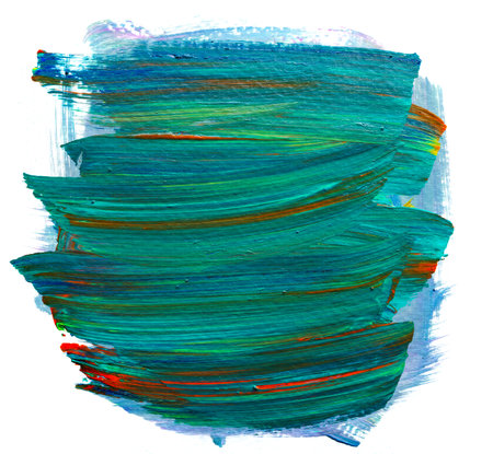 Abstract art background hand drawn acrylic painting. Brushstrokes pastel colorful texture acrylic paint on canvas. picture for artwork design or backdrop text message. Modern contemporary art.の写真素材