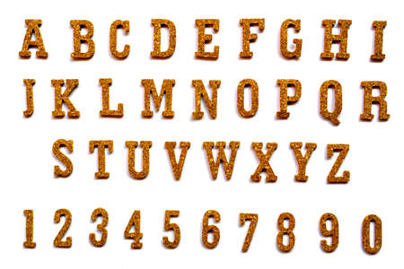 Alphabet letters for starters learn English. colourful letters toys children. english font jigsaw....