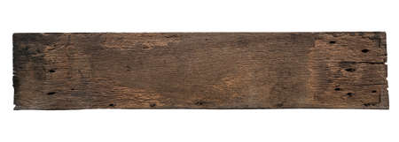 old wooden sign board background. plank wood isolated for design art work or add text message.の写真素材