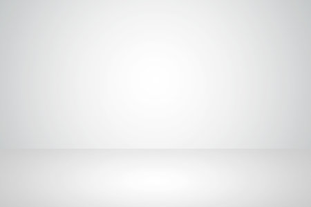 Abstract white gray gradient wall template background. Picture can used web ad.の写真素材