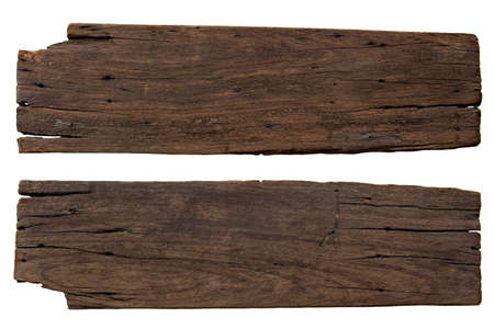 old wooden board background. plank wood isolated for design art work or add text.の写真素材
