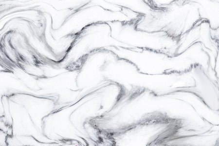White Marble ink texture acrylic painted waves texture background. pattern can used for wallpaper or skin wall tile luxurious.の写真素材
