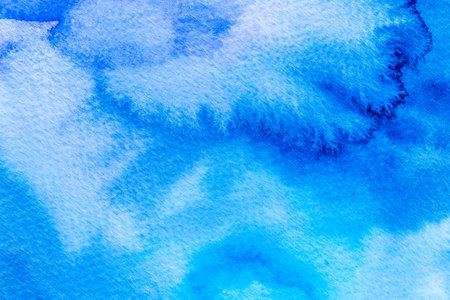 Abstract Hand painted brush Watercolor Colourful wet background on paper. Handmade Pastel colour texture art for creative backdrop wallpaper or design art work.の写真素材