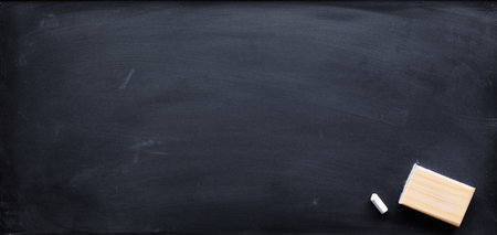Abstract Chalk rubbed out on blackboard or chalkboard texture. clean school board for background or copy space for add text message. Backdrop of Education concepts.の写真素材