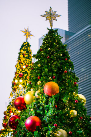 Vintage tone of christmas background for decoration. Xmas or New Year 2022 backdrop photo.