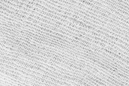 natural white fabric linen texture for design or background. sackcloth texturedの写真素材