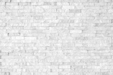 abstract close-up white brick wall background.の写真素材
