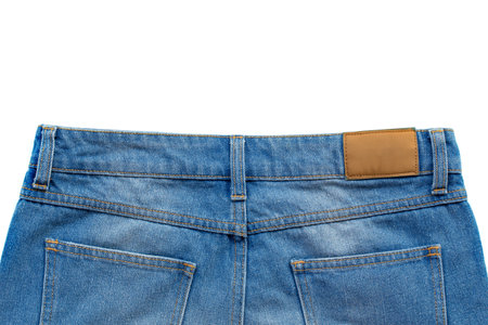 Retro color tone of blue denim jeans fabric texture for background website fashion design or backdrop product.の写真素材