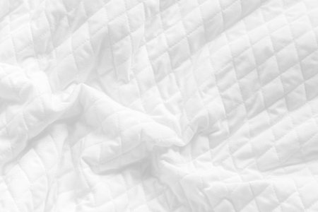 natural fabric linen texture for design. sackcloth textured. White Canvas bed sheets for Backdrop.の写真素材