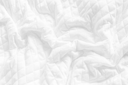 natural fabric linen texture for design. sackcloth textured. White Canvas bed sheets for Backdrop.の写真素材