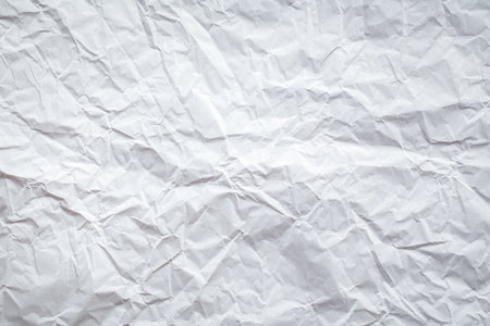 Wrinkled paper texture - Brown paper sheetの写真素材