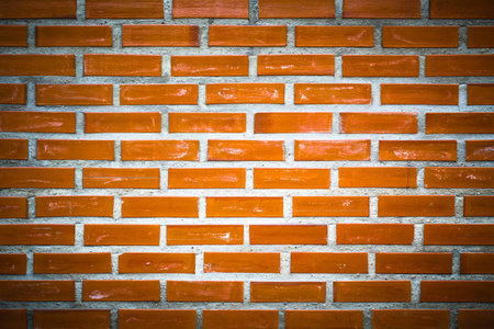 Background of old brick wall texture for interior design.の写真素材