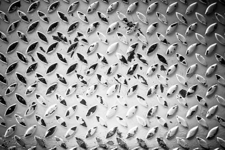 Seamless metal texture, Table of steel sheet.の写真素材