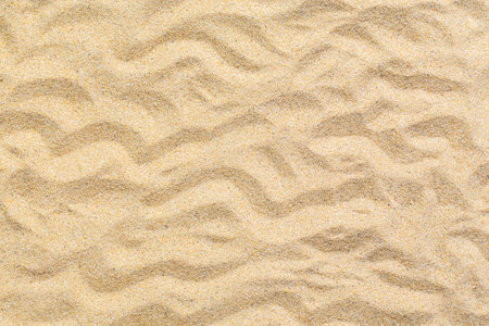 Summer background concept, Sand beach Backdrop with copy space for add text message or design art work.の写真素材